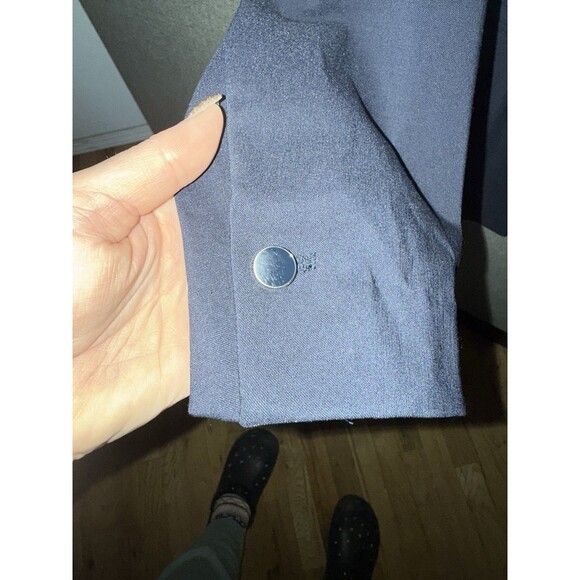 NWT Lane Bryant Blazer Navy Blue One Button Size 22 Retail $79.95 sexy stretch - Picture 6 of 11